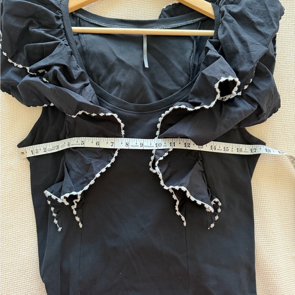Anthropologie Feminine Ruffled Oversized Top - Picture 11 of 14